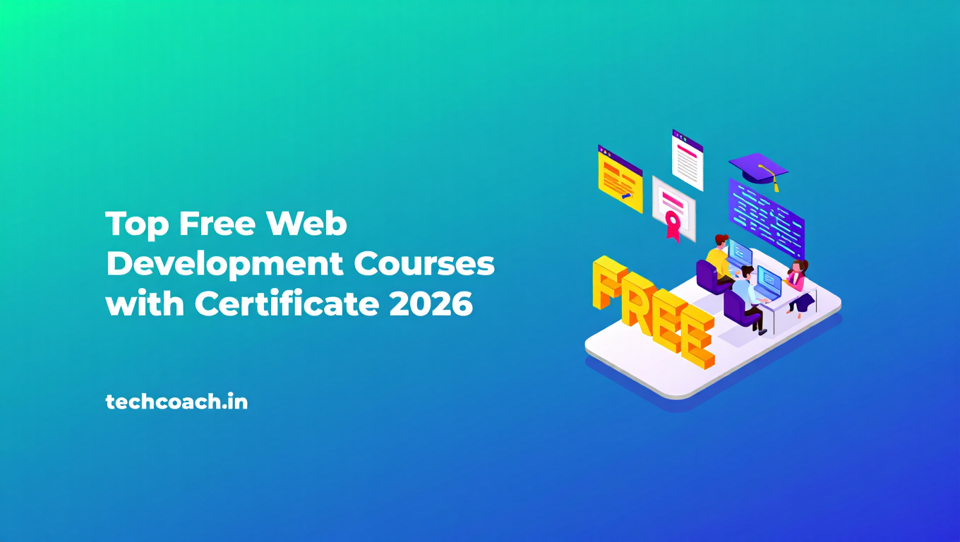 Free Web Development Courses with certificate 2026 tech coach guide